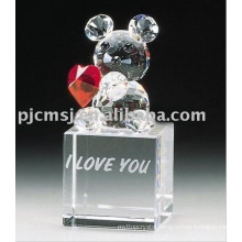 New Design - Lovely Crystal Animal for Gifts.crystal animal 2015